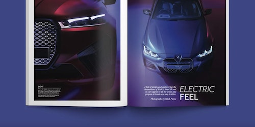BMW advertisement in British Vogue 