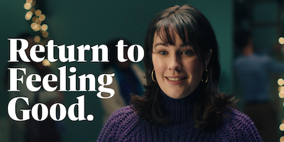 weight watchers "return to feeling good" title card